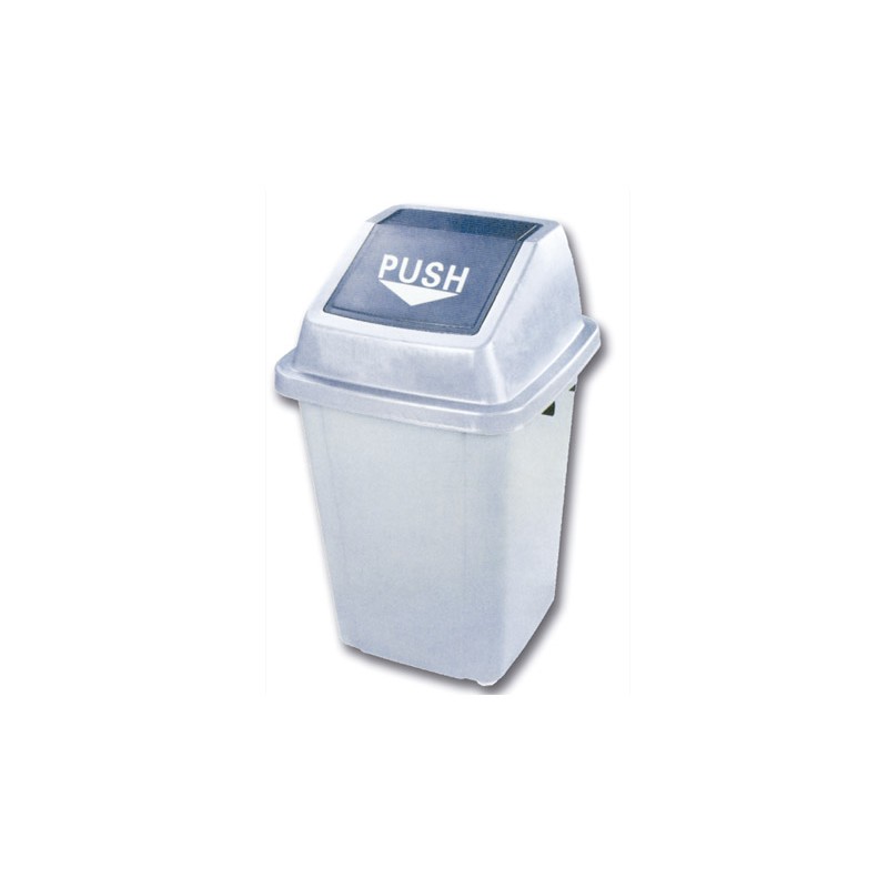 Poubelle Push À Couvercle Basculant. 100 Litres