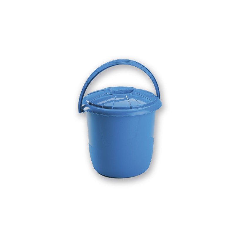 Cubo Basura Domestico C/Tapa 15 Litros