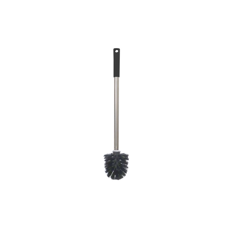 Set Sanitaire (Brosse Noire Poignée Métallique + Base). Set Sanitaire (Brosse Noire Poignée Métallique + Base).