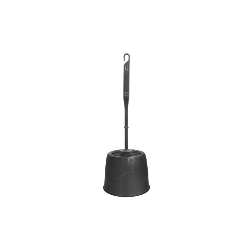 Black W. C. Toilet Brush Set