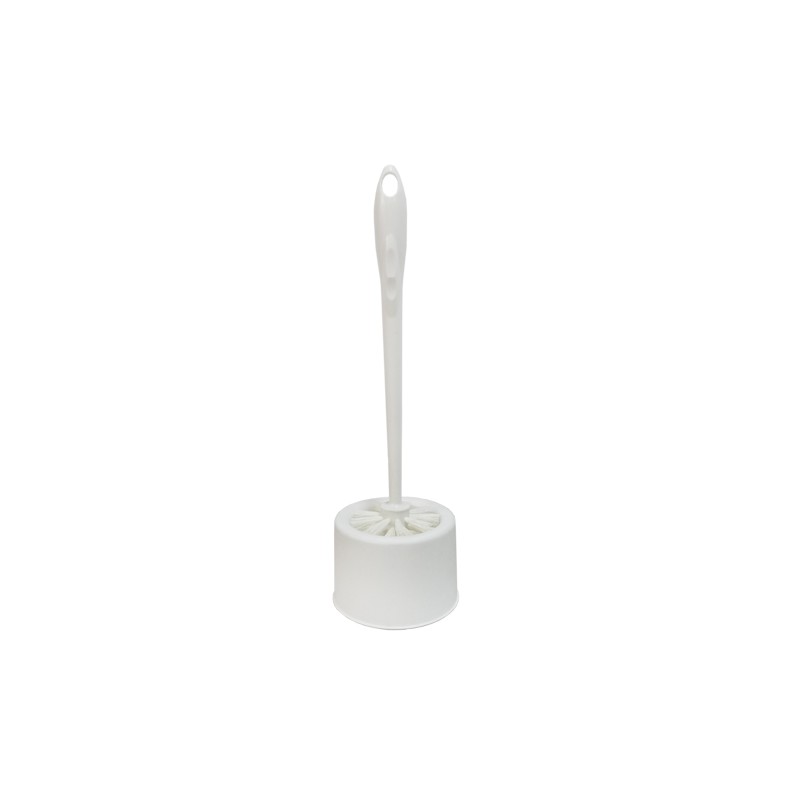 Escobillero Wc *Eco* (Escobilla Mango Plastico + Soporte)