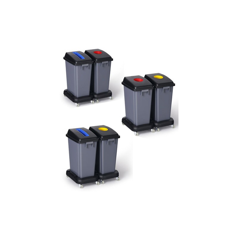 Jon Selective Container 60 l. With Wheels