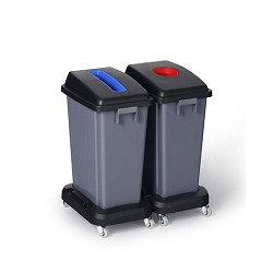 Jon Selective Container 60 l. With Wheels