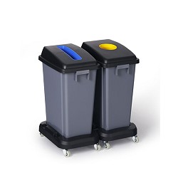 Jon Selective Container 60 l. With Wheels