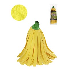 Socket Mop Head With Yellow Strips