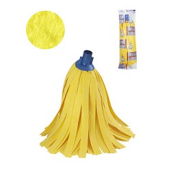 Socket Mop Head With Yellow Strips