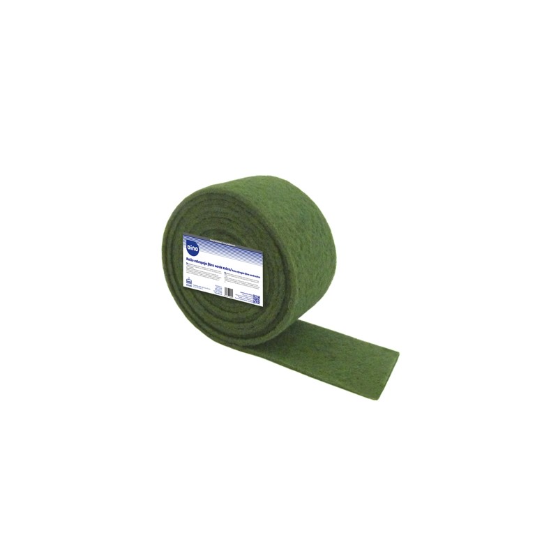 00405 Rollo Estropajo Fibra Verde Extra 6 m. x 15 cm. Dino