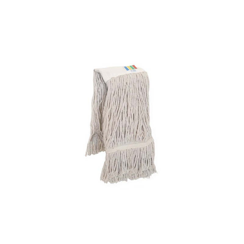 Industrial Wet Mop Special Thin Natural Yarn. With Band